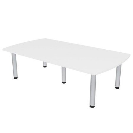 Skutchi Designs 45.25 in W, 84 in L, 29 in H, Engineered Wood Top, White HAR-AREC-46X84-PT-09